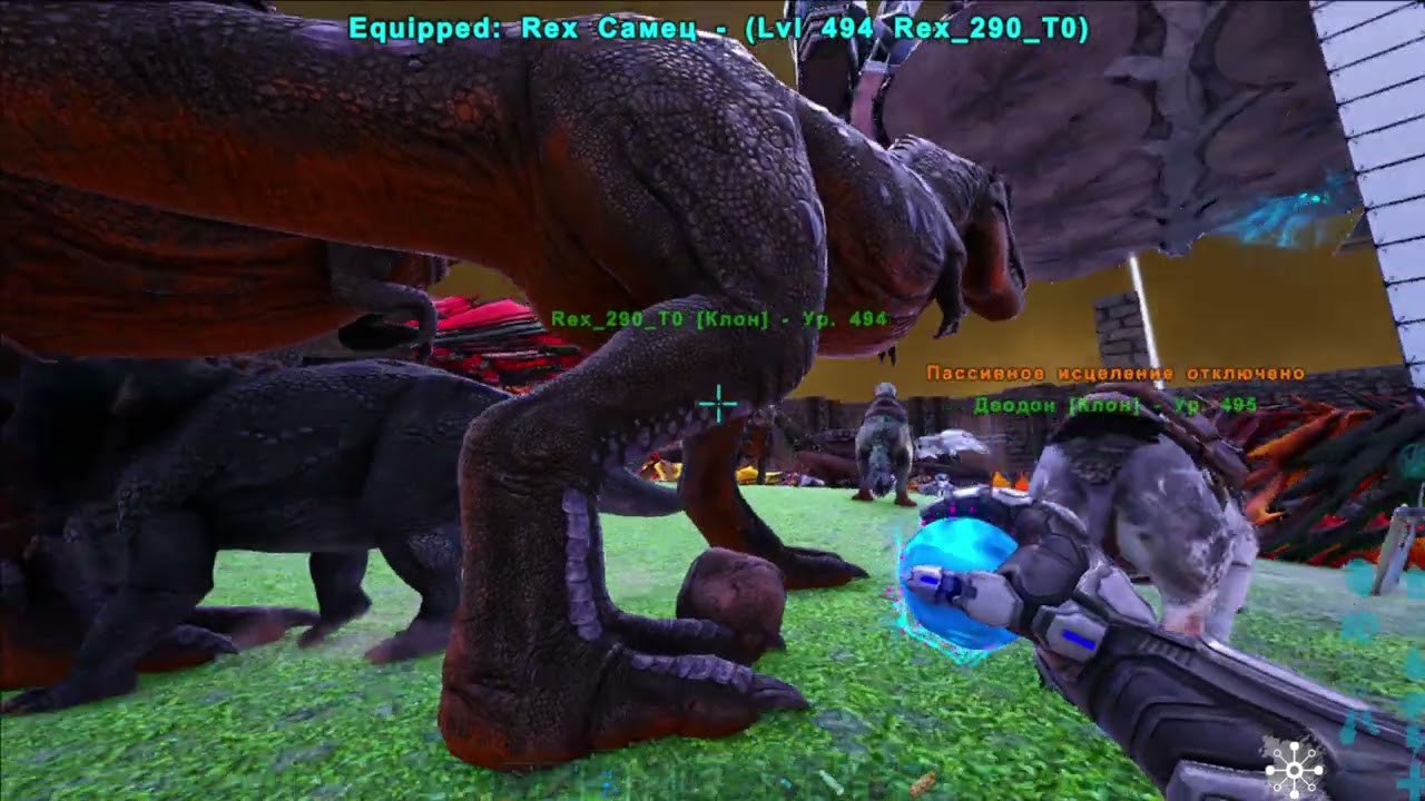 Часть:44. Выращиваю много дино для рейда боссов.Part:44. I grow a lot of dinos for raid bosses.