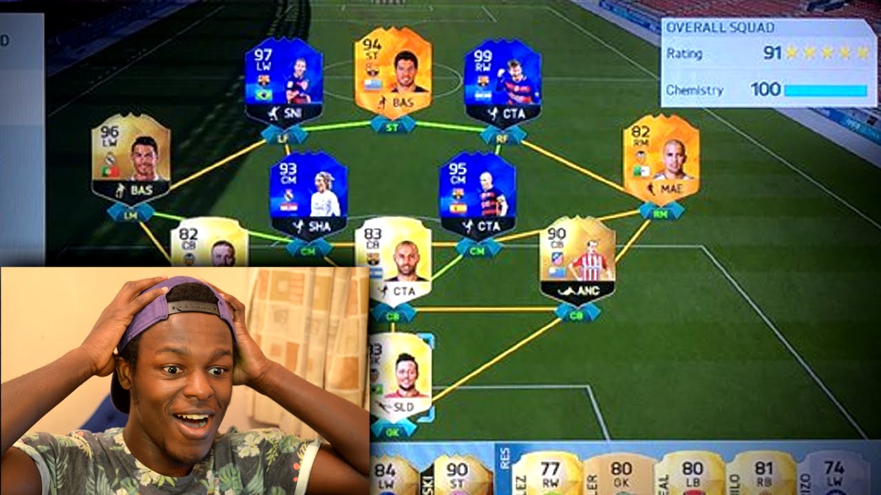 FIFA 16 - 99.99% IMPOSSIBLE 191 RATED FUT DRAFT COMPLETED!!! BREAKING FUT DRAFT WORLD RECORDS !