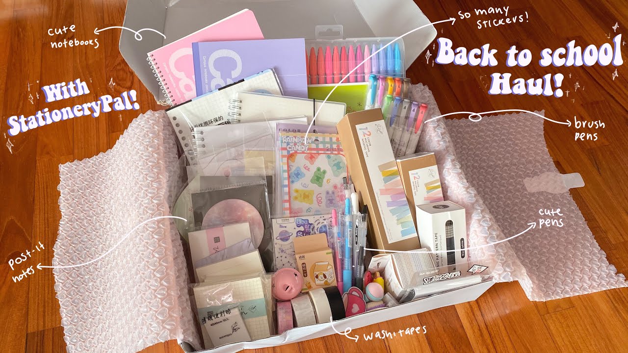 BACK TO SCHOOL HAUL! with StationeryPal