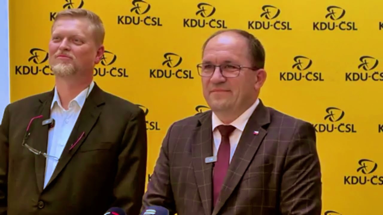 Tiskov&aacute; konference KDU-ČSL po jedn&aacute;n&iacute; Celost&aacute;tn&iacute; konference 13. 6. 2025