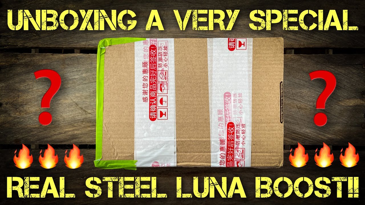 Unboxing A Very Special Real Steel Luna Boost!!