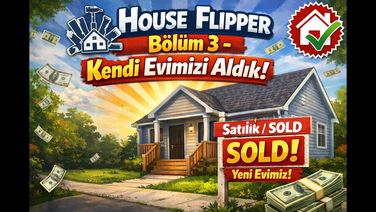 House Flipper Bölüm 3 – Kendi Evimizi Aldık!