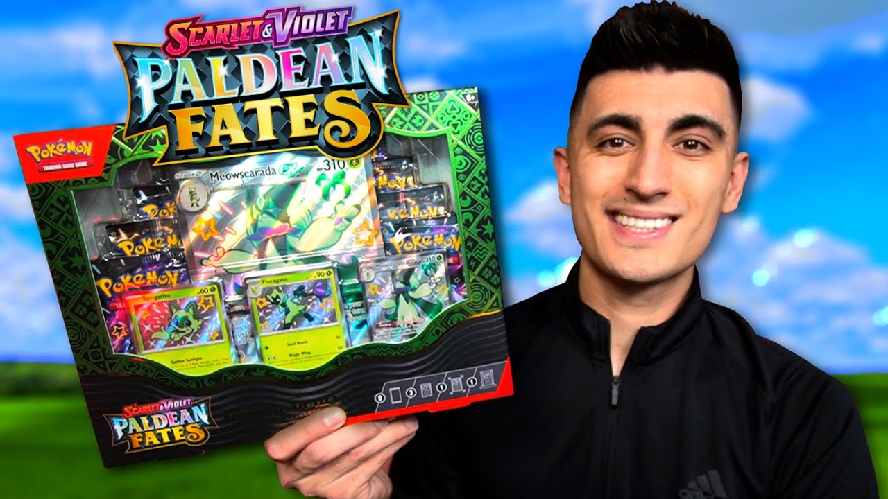 Meowscarada ex Paldean Fates Premium Collection Box Opening!