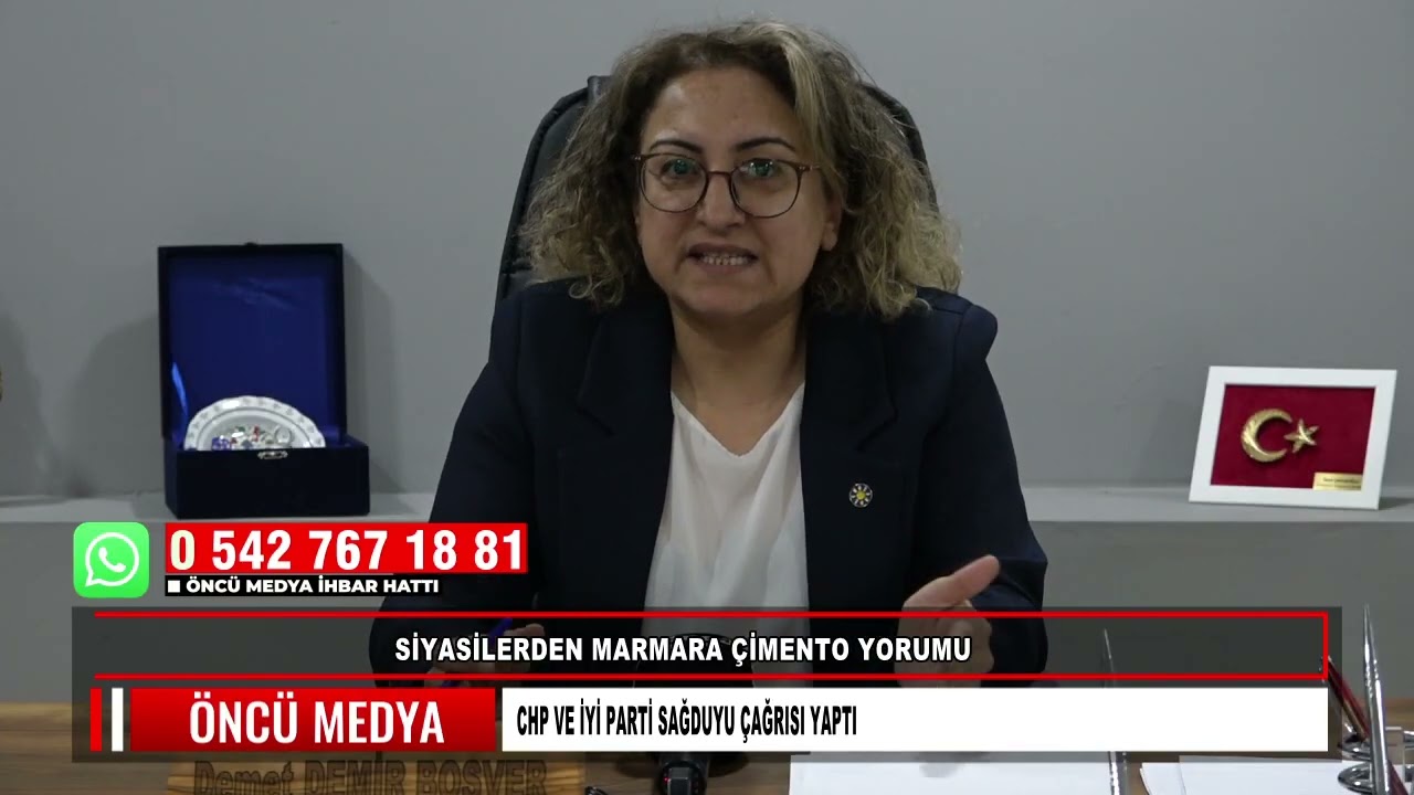 SİYASİLERDEN MARMARA ÇİMENTO YORUMU