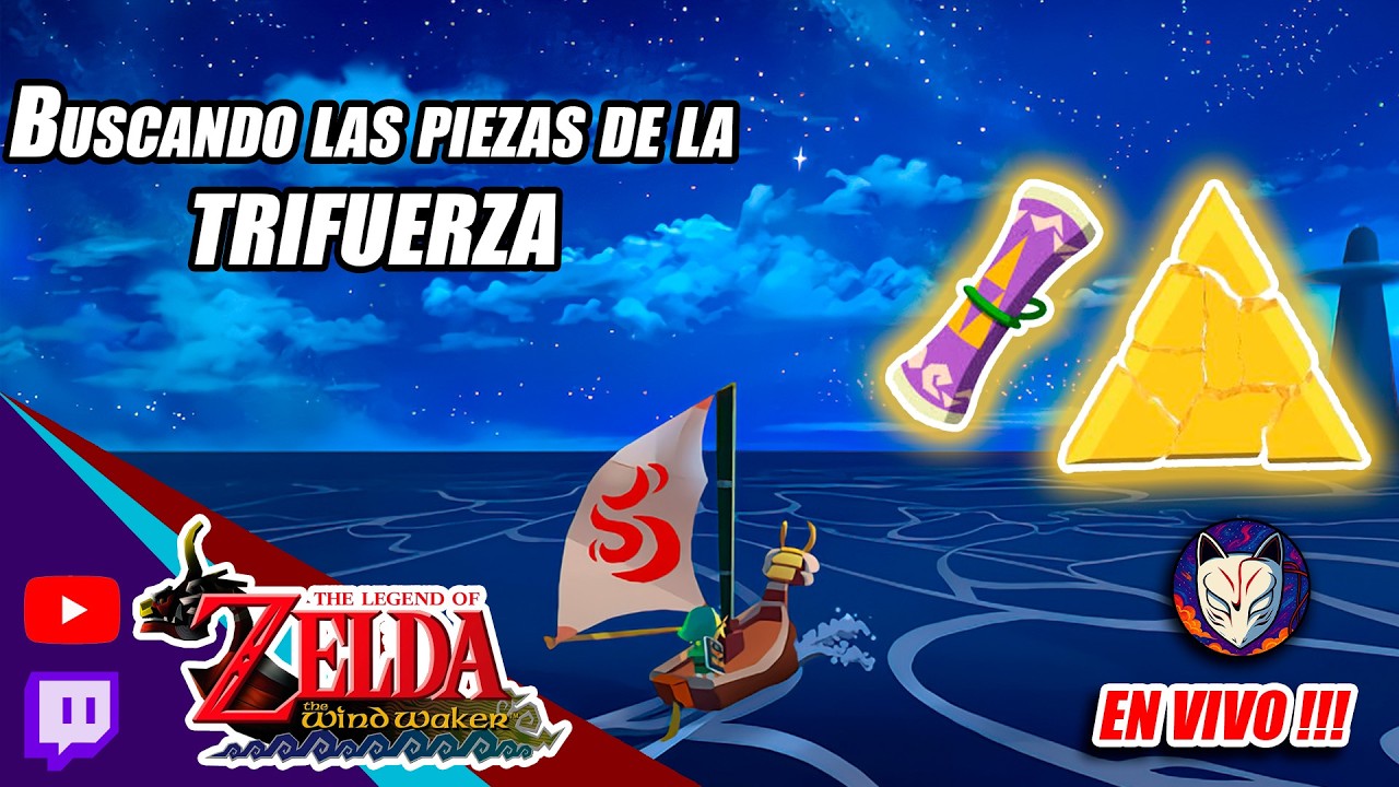 Wind Waker en vivo, Comienza la búsqueda de la Trifuerza 🧩 | Selmonelo