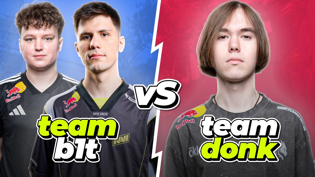 Матч Team DONK против Team B1T на FACEIT с руководством по использованию вспомогательных средств,...