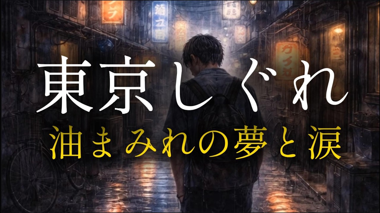 【演歌・ブルース】東京しぐれ - 雨の夜に聴きたい男の歌 (歌詞付き・オリジナル)