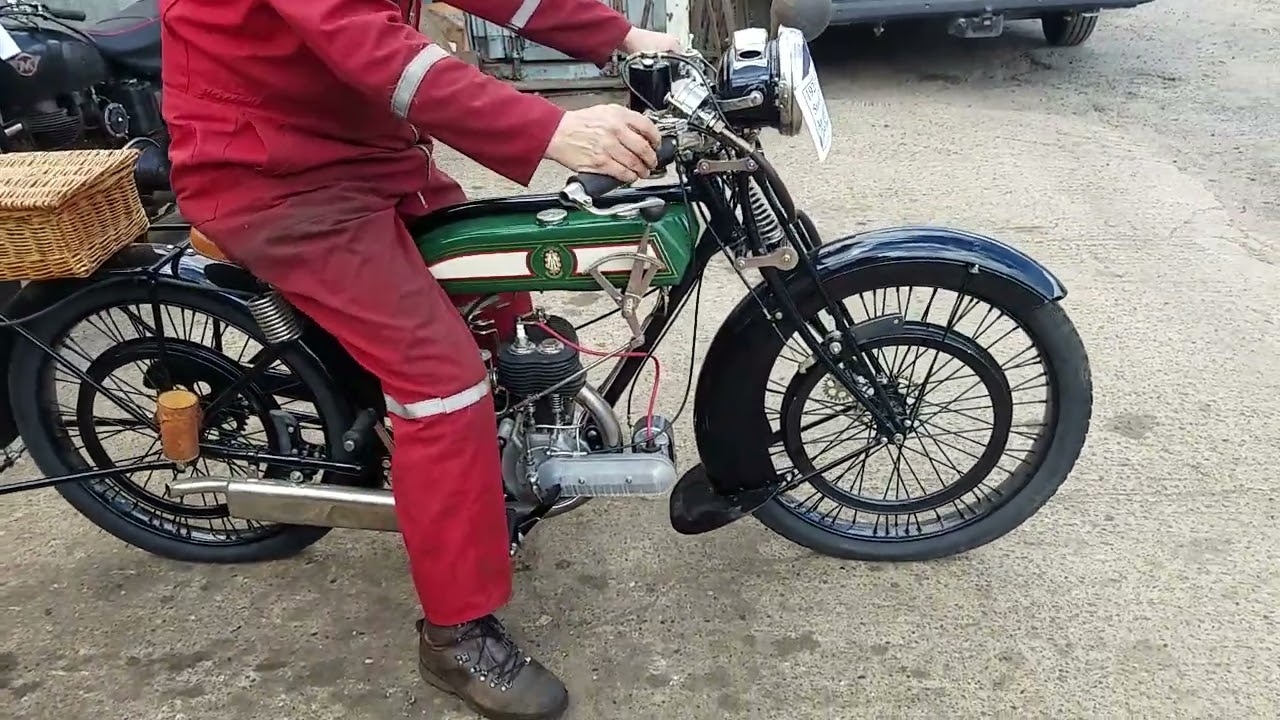 1923 BSA Model L 350cc at Andy Tiernans #08431BSA