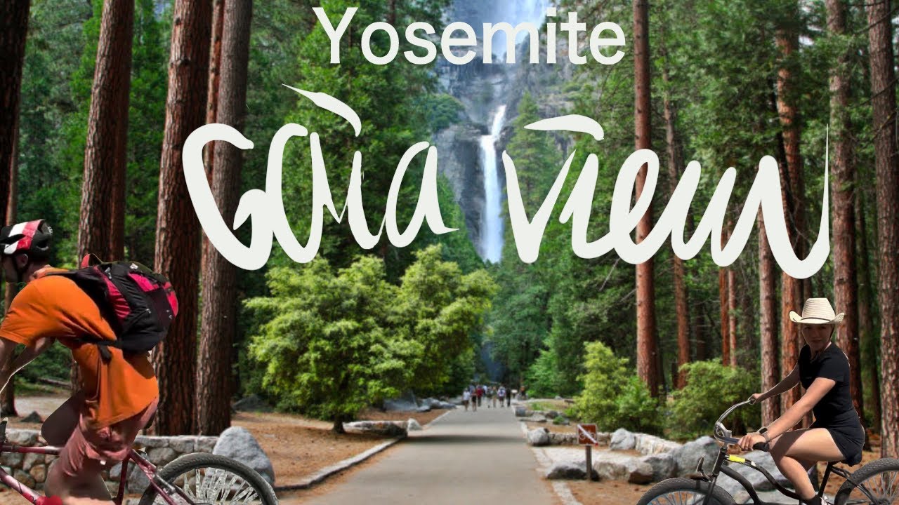 Bike road trip Yosemite falls