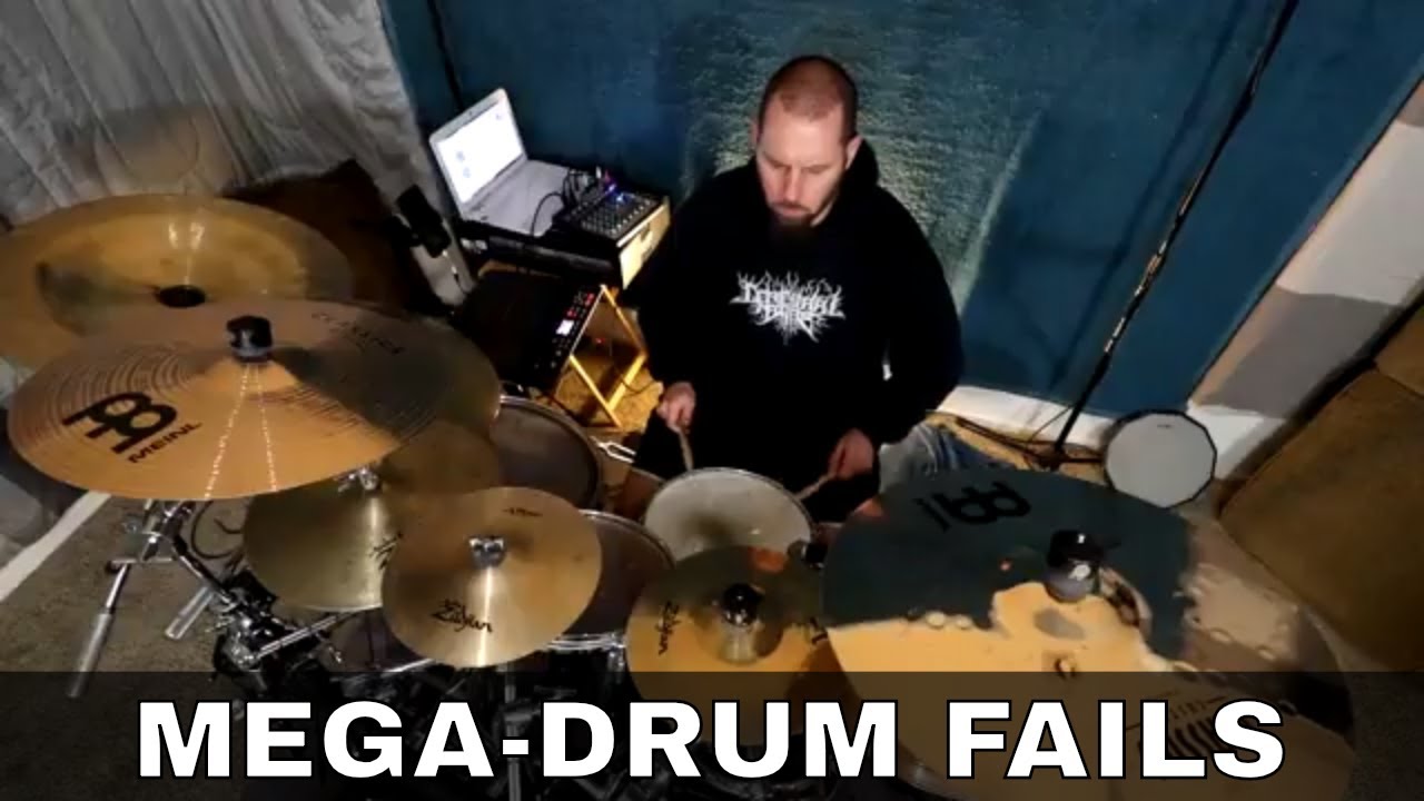 Mega Drum Fails - Megadeth drum cover fail - Troy Fullerton