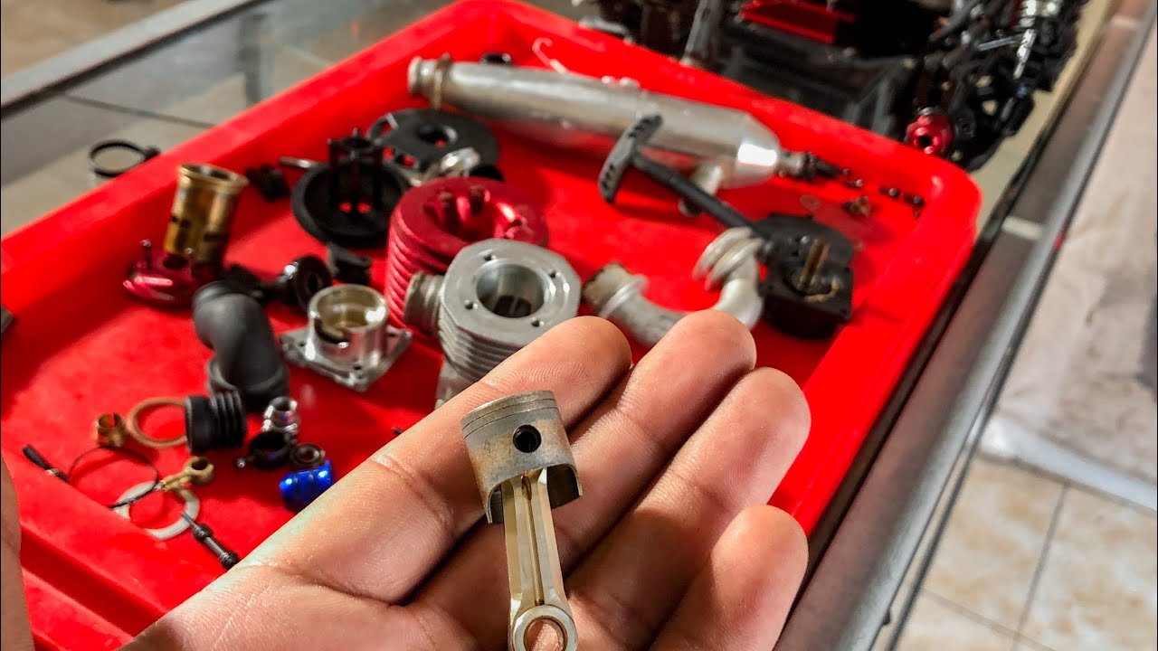SERVIS & NYALAIN RC NITRO ENGINE  SETELAH 2 TAHUN TIDUR | JIK WAH CHANNEL