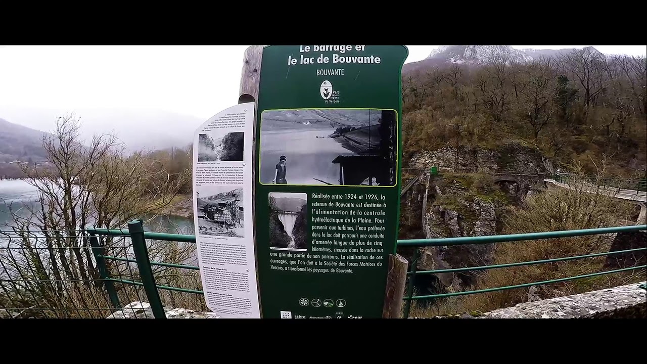 Dela Vacherie en passant par Bouvante le Haut et Pont en Royans