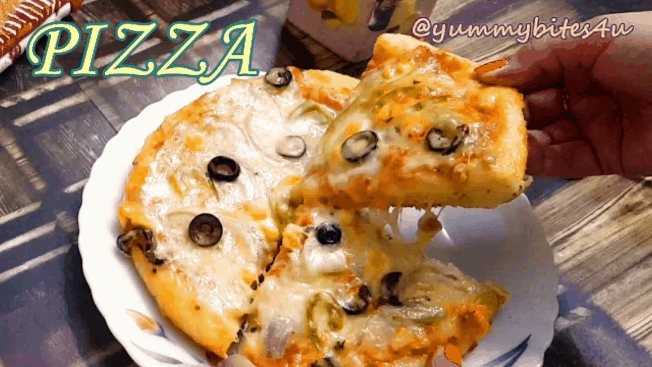 Veg Pizza | Homemade Pizza Recipe without oven | Veggie Lovers Pizza by yummy bites 4 u