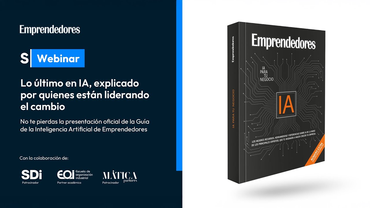 IA para tu negocio. Presentación Guía de IA para Negocios 2025 de Emprendedores