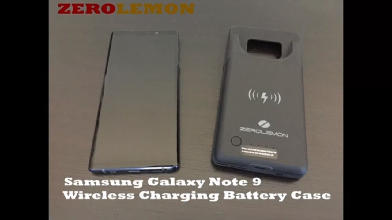 Samsung Note 9 Wireless Charging Battery Case By ZEROLEMON