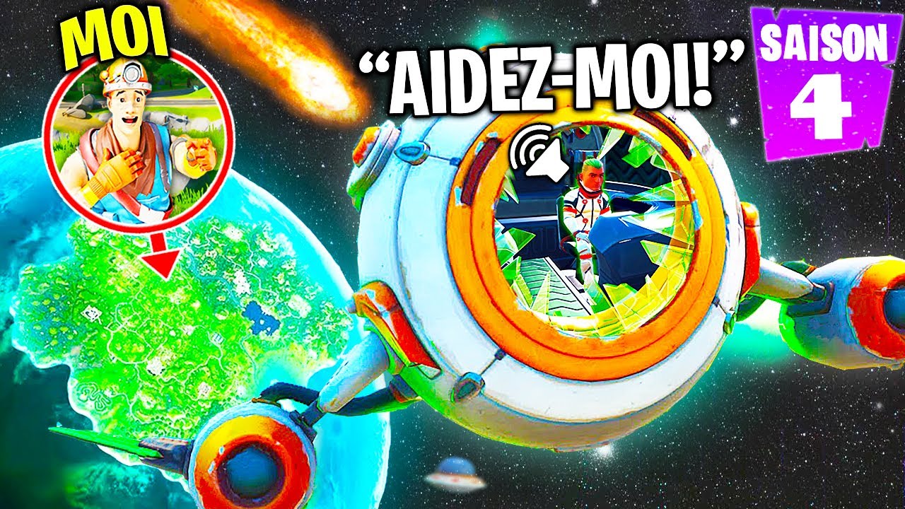 Je ramène ce NOOB dans l'ESPACE, pour découvrir la SAISON 4 en avance...(il est choqué)