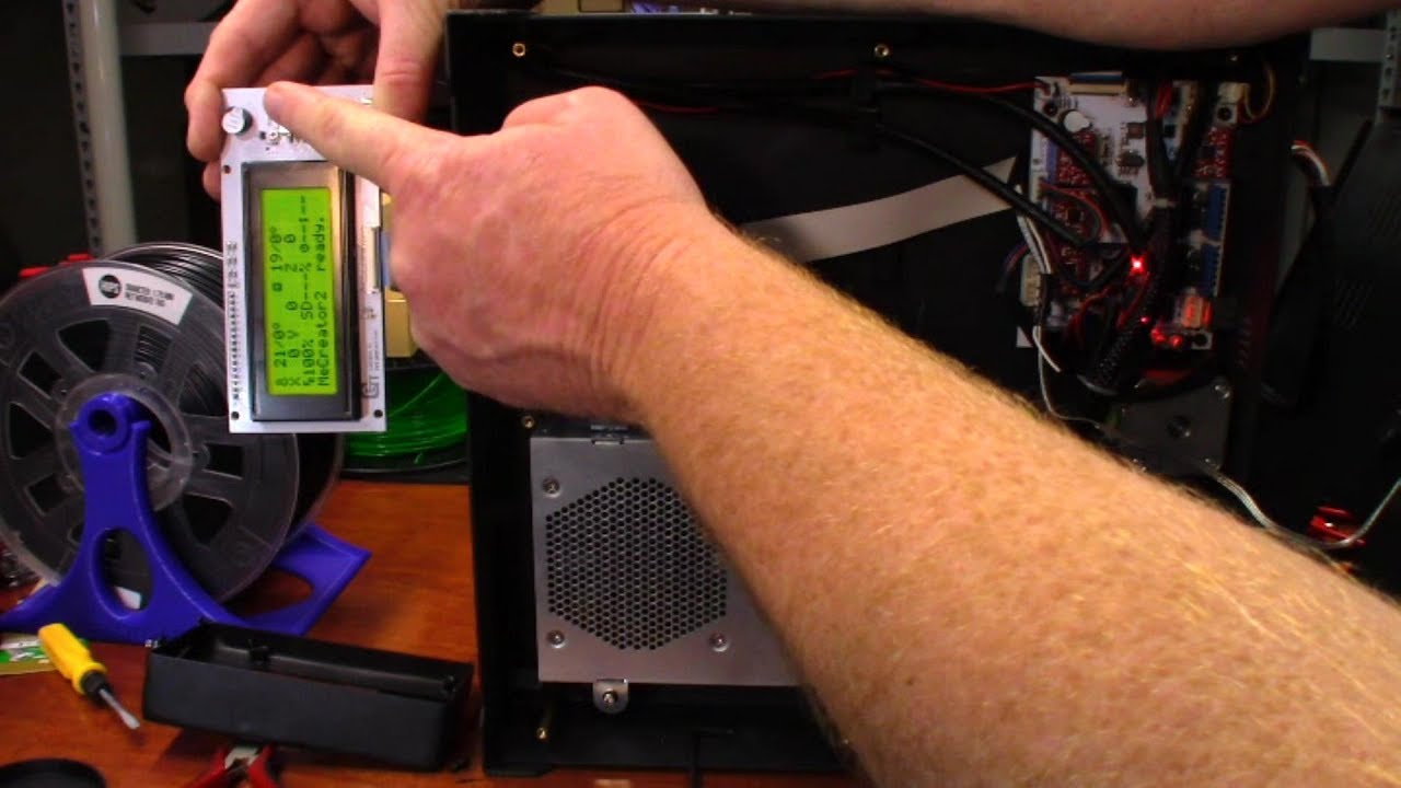 Troubleshooting 2004 LCD Dial Not Working On The Geeetech MeCreator2