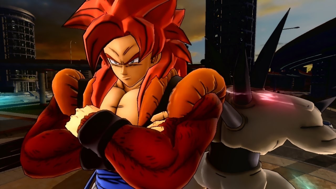 ドラゴンボールUB『ゴジータ(SS4)VS超一星龍』【HD】