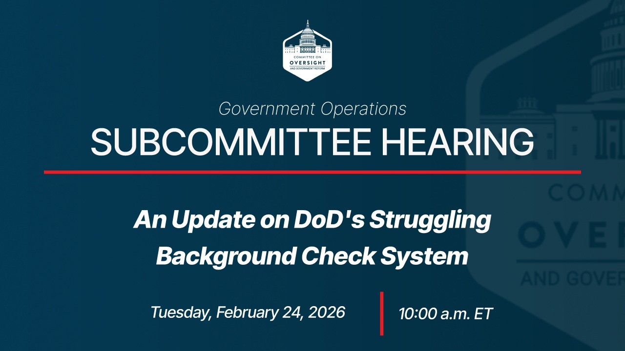An Update on DoD's Struggling Background Check System