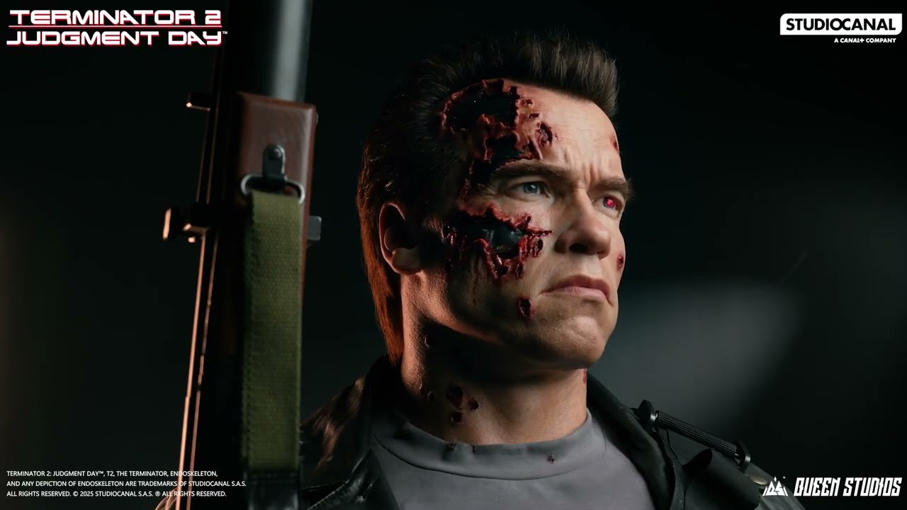 T-800 (Ver. 3) Battle Damaged (Mechanical) Life-Size Bust by Queen Studios