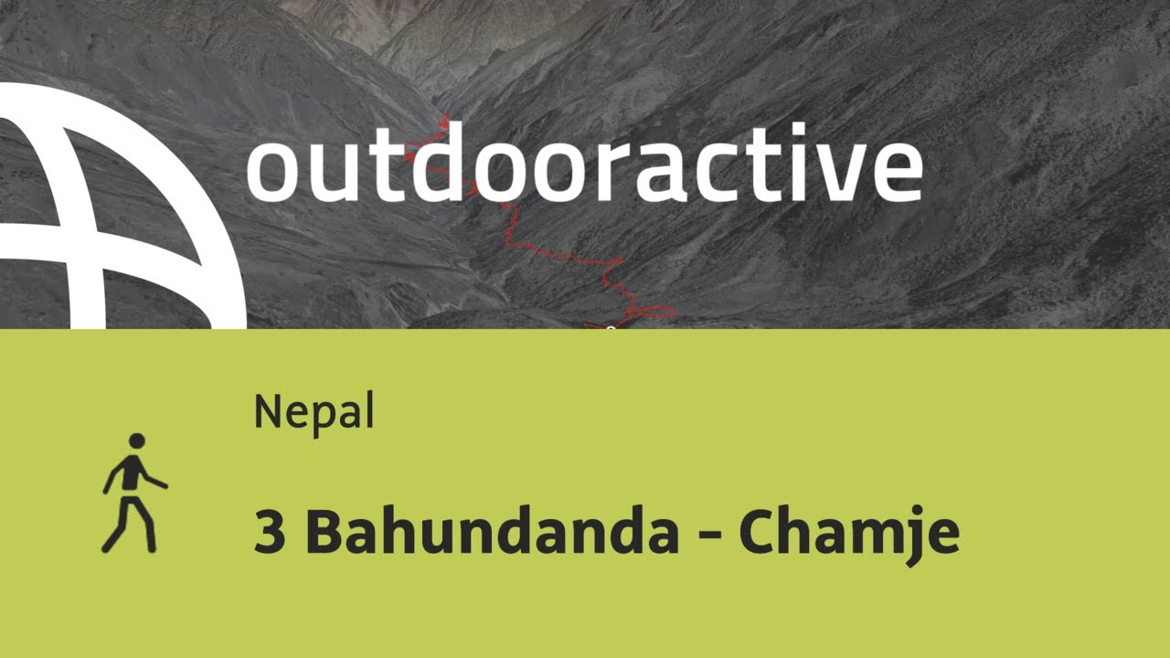 Wanderung in Nepal: 3 Bahundanda - Chamje