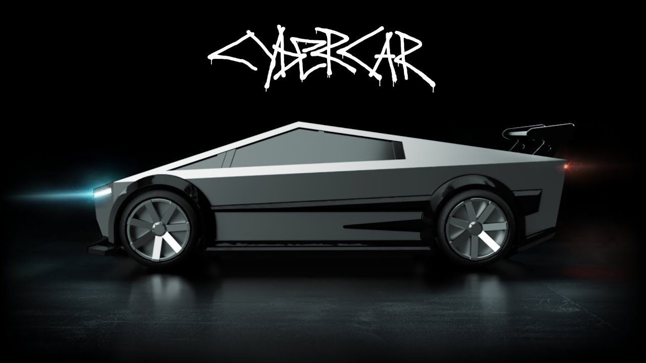 TESLA CYBERCAR / CYBERTRUCK - 3D Printed scale model kit