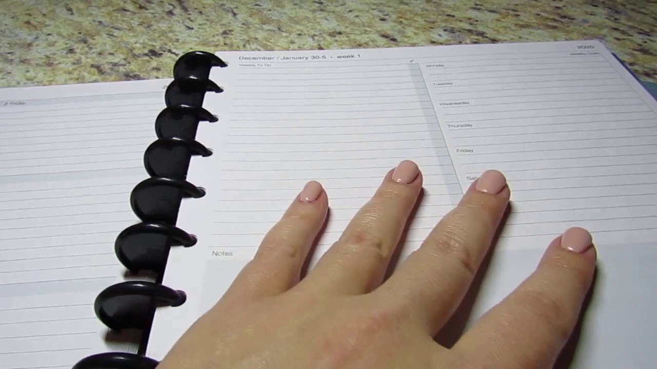 Levenger Circa Smart Planner Weekly Agenda