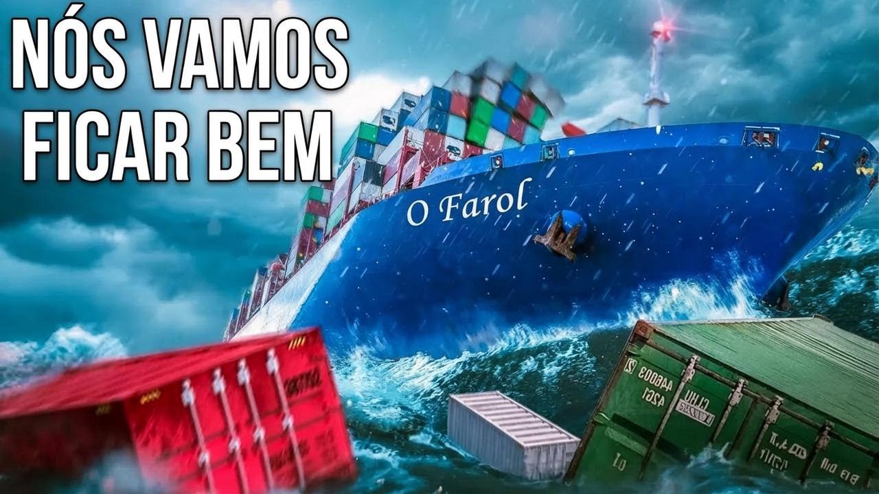 Capitão leva navio direto para o olho do furacão