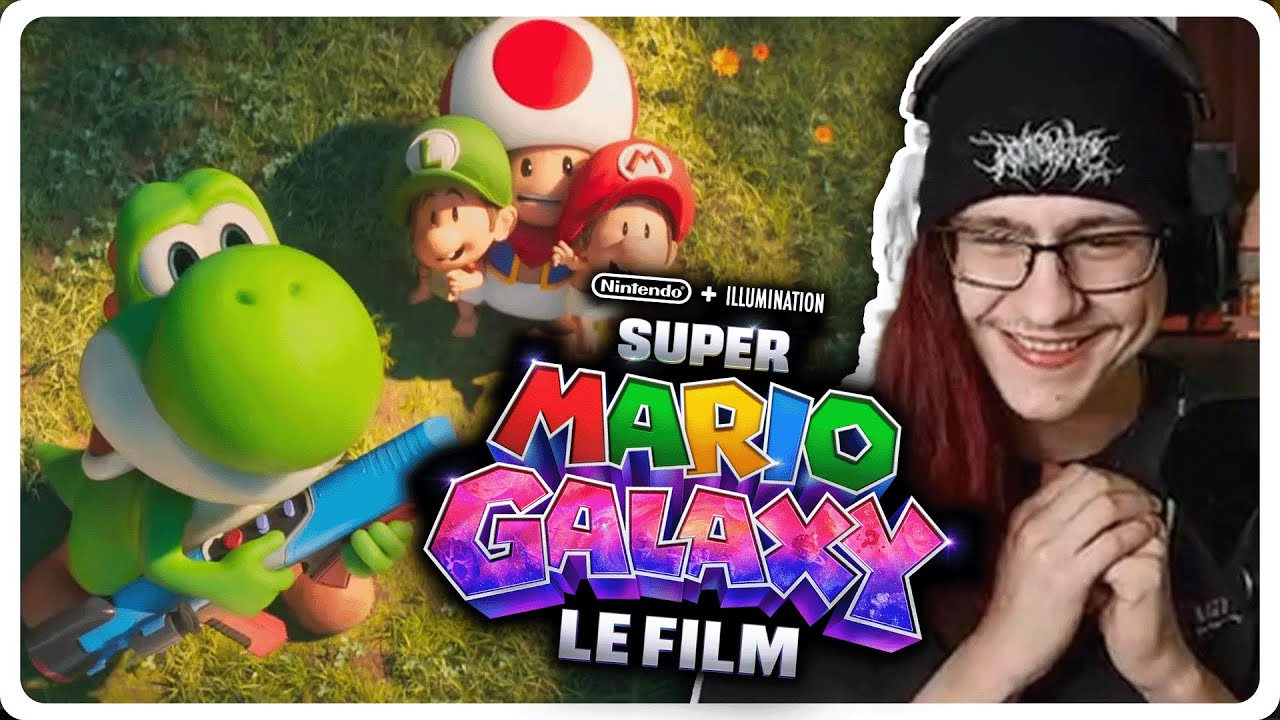 REACTION au NOUVEAU TRAILER de SUPER MARIO GALAXY (le film)