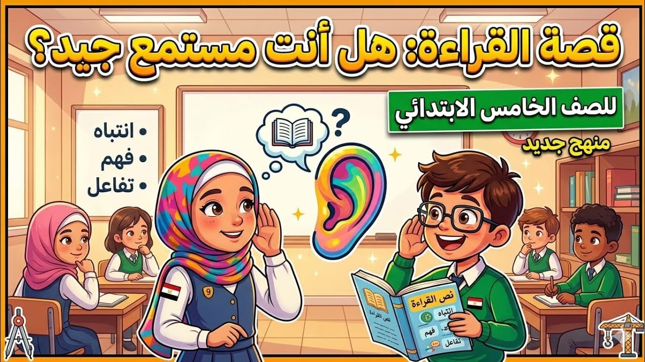 درس القراءة ( هل أنت مستمع جيد؟) للصف الخامس الابتدائي