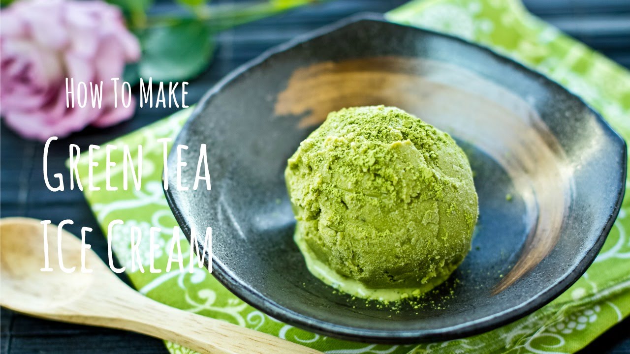 How to Make Green Tea Ice Cream (Recipe) 抹茶アイスクリームの作り方（レシピ）