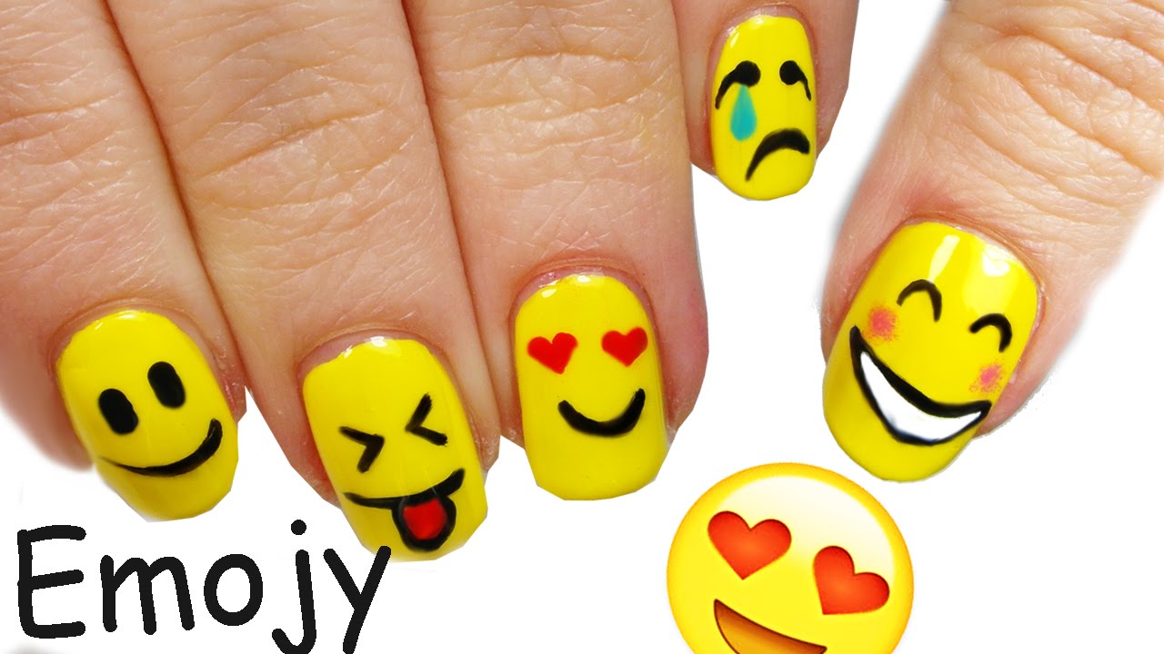 Emoji NAIL ART Tutorial!