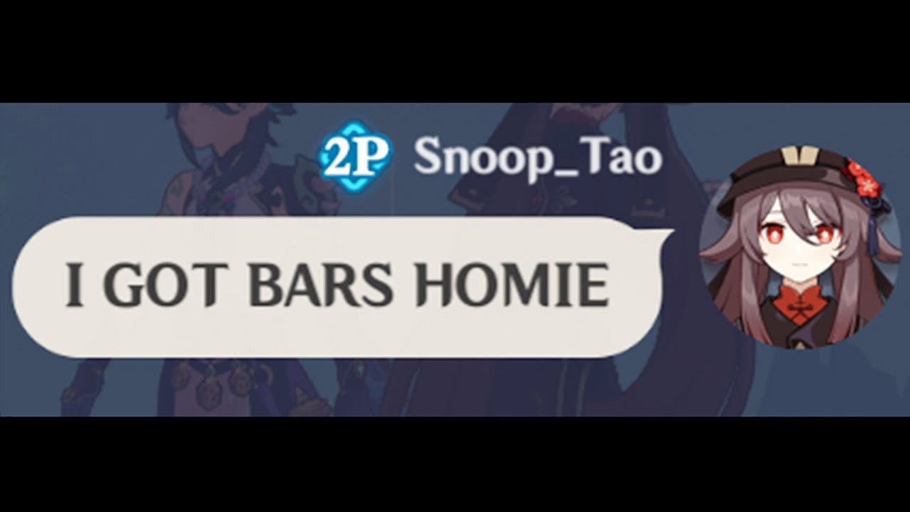 Pov: you become a rapper hu tao main in coop