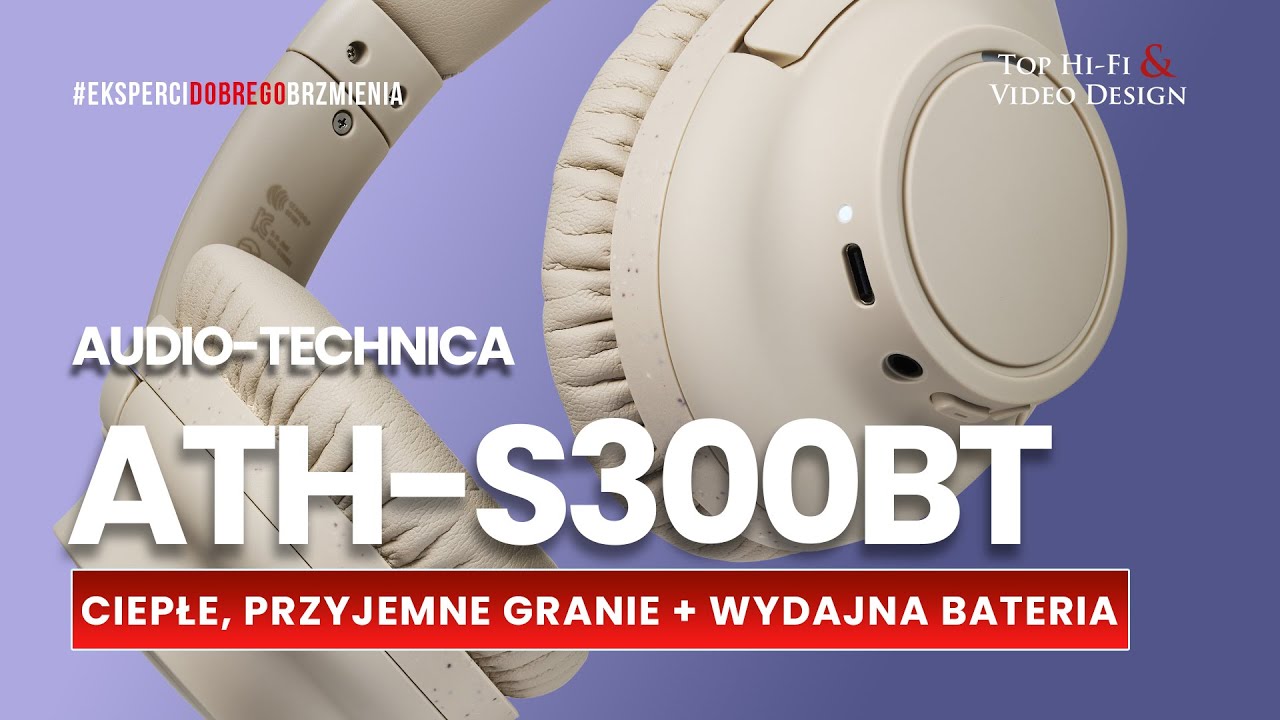 Audio-Technica ATH-S300BT &ndash; ciepłe, przyjemne granie i wydajna bateria | Top Hi-Fi