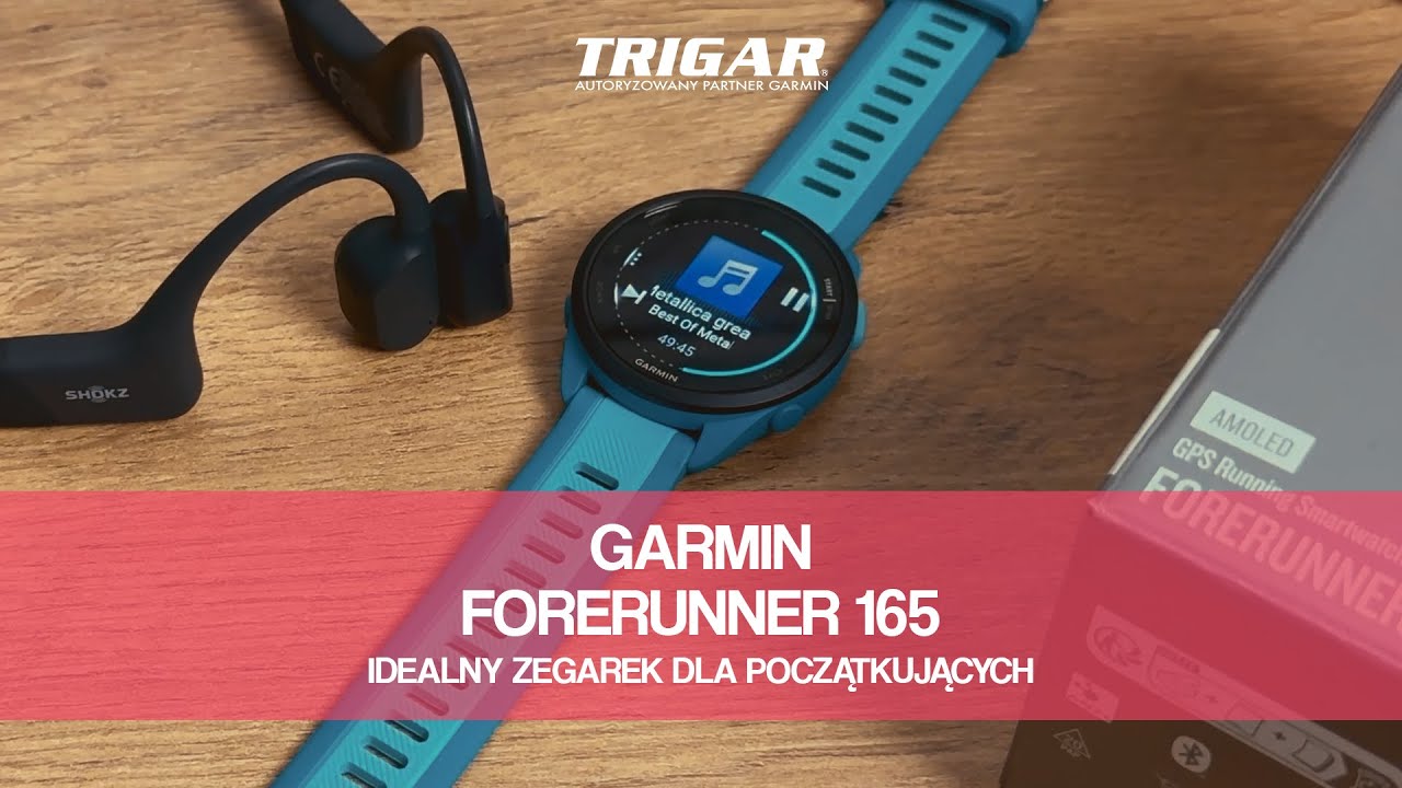 Garmin Forerunner 165 - Idealny zegarek sportowy dla początkujących