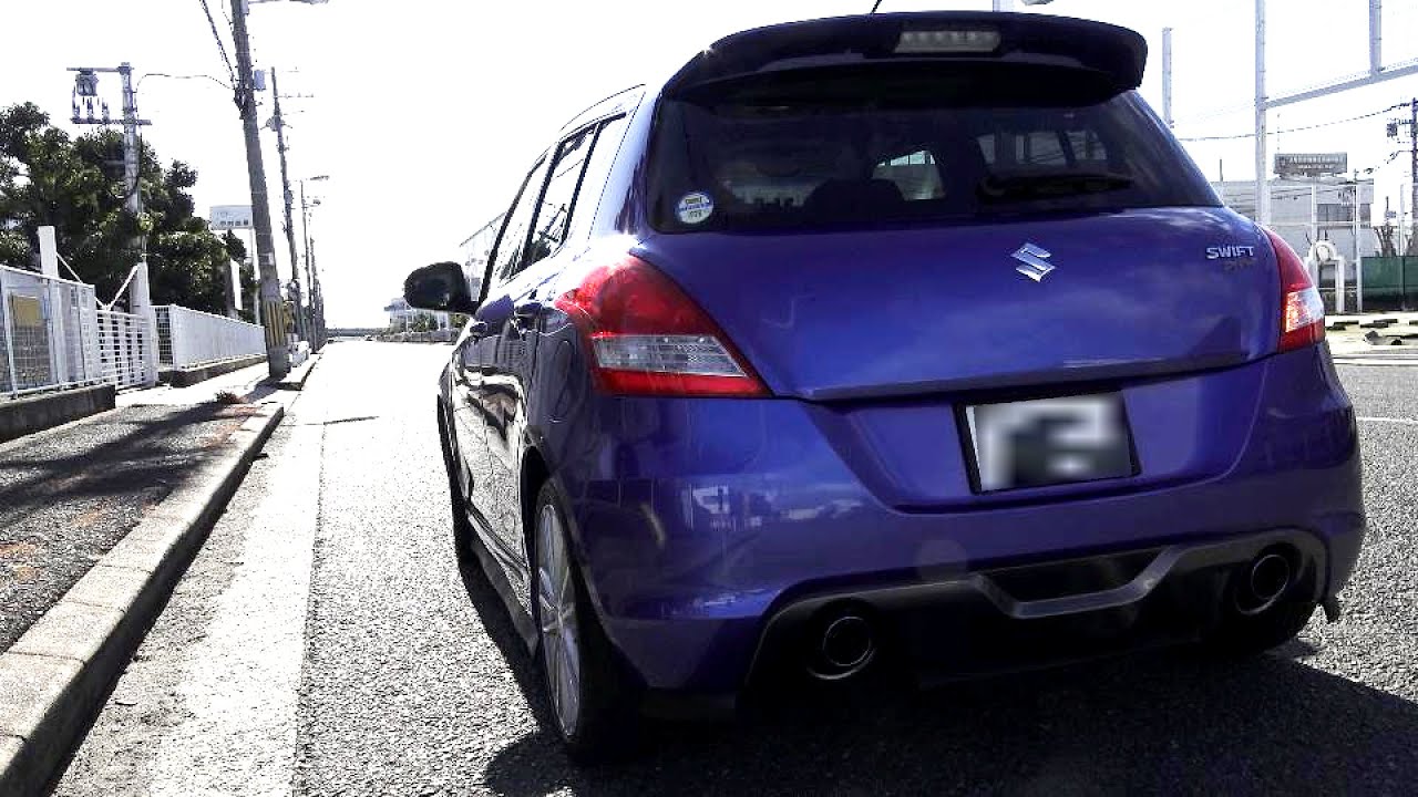 Swiftsport【ZC32S】の純正マフラーを卒業して、HKSマフラーに...