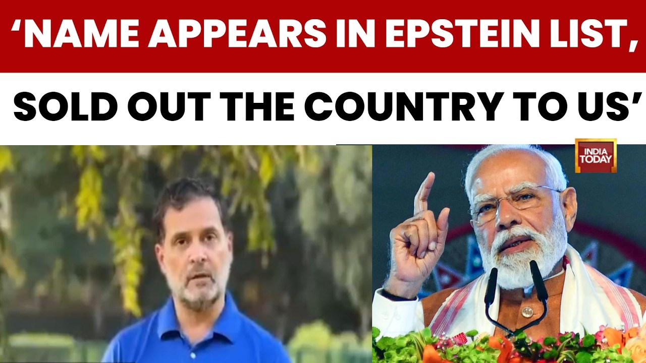 'Your Name Is In The Epstein Files': Rahul Gandhi Counters PM Modi's 'Naked Politics' Jibe