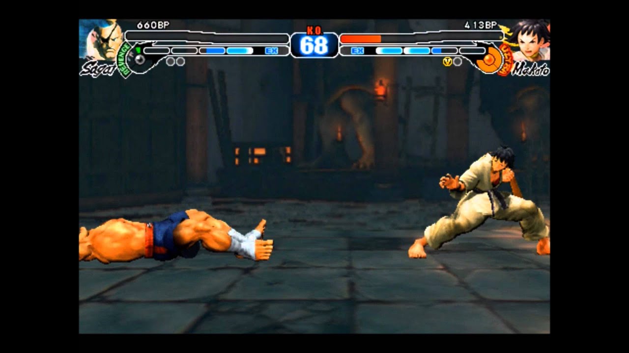 Street Fighter IV Volt - !-=UnderTaker+=! (Sagat) vs funkydruid (Makoto)