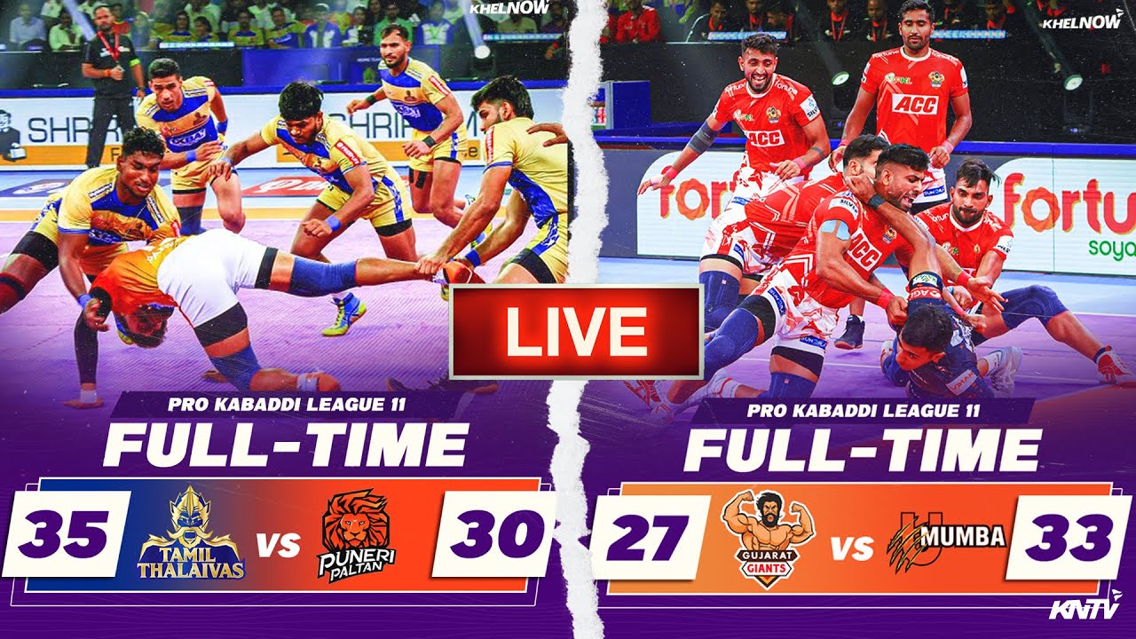 PKL 11 Live | M12 Gujarat Giants vs U Mumba | Pro Kabaddi League live party ft Mohit Chhillar