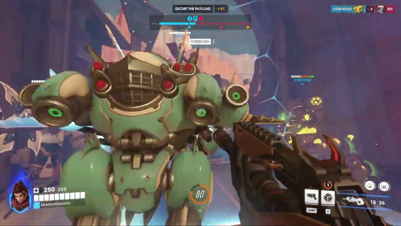 Overwatch: Emre gameplay Route 66 kill 30 (no commentary)