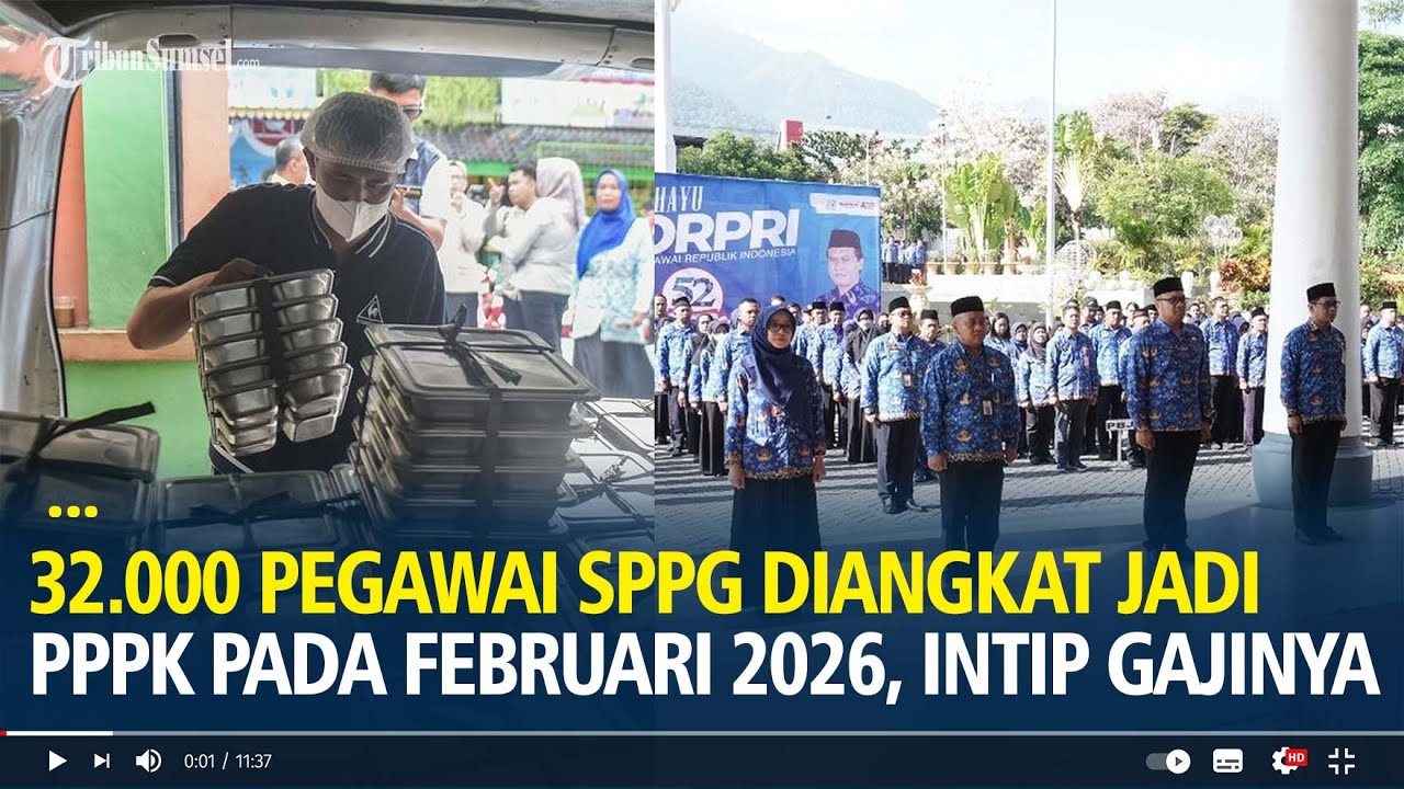 32.000 Pegawai SPPG Diangkat Jadi PPPK Pada Februari 2026, Segini Gajinya