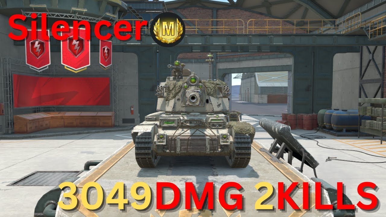 3049 DMG with 2 KILLS - Silencer #wotblitz #gameplay