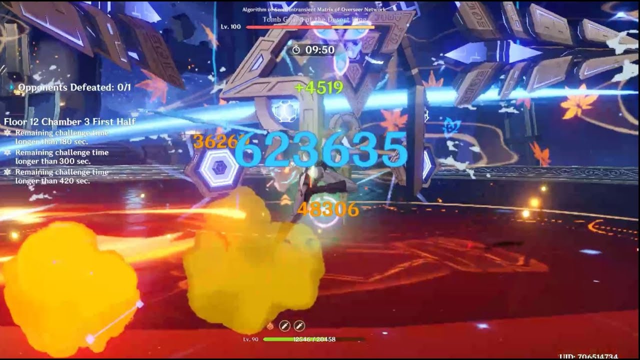 [4.7 Abyss] Childe International 66s speedrun top half continuous