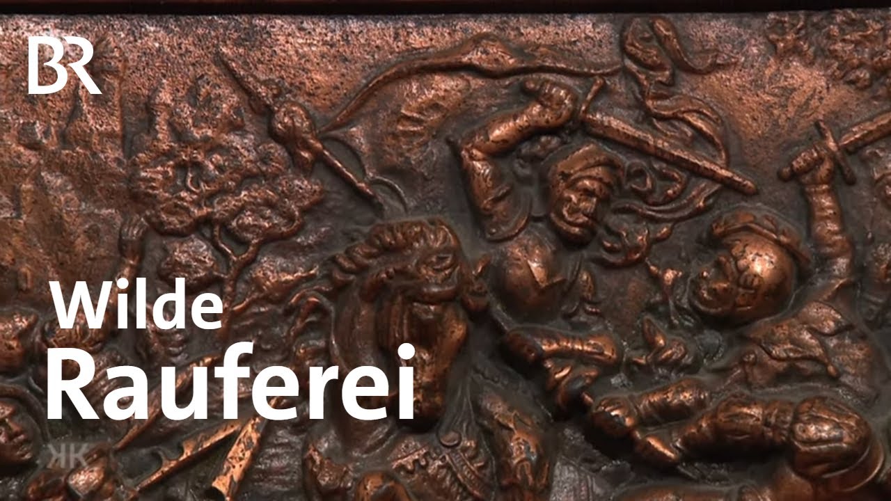 Wilde Rauferei: BRONZE-RELIEF | Kunst + Krempel | BR