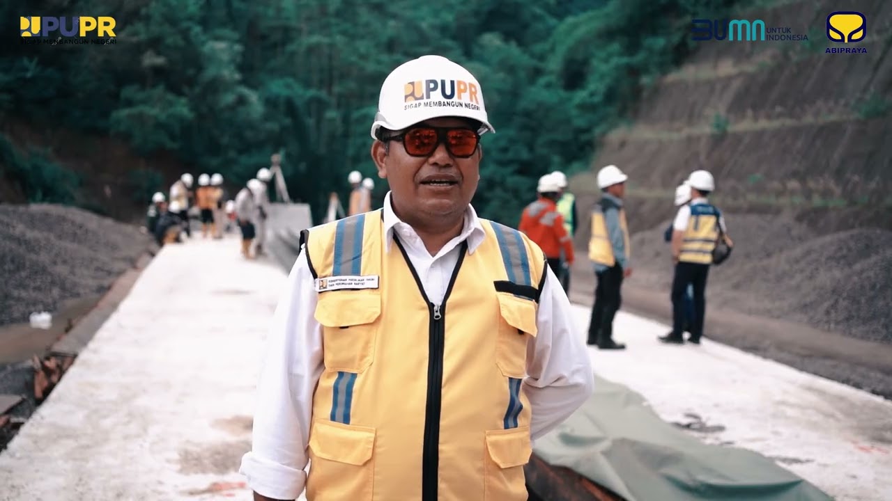 Trial Embankment  Penimbunan Inti Aspal  Proyek Pembangunan Bendungan Sidan