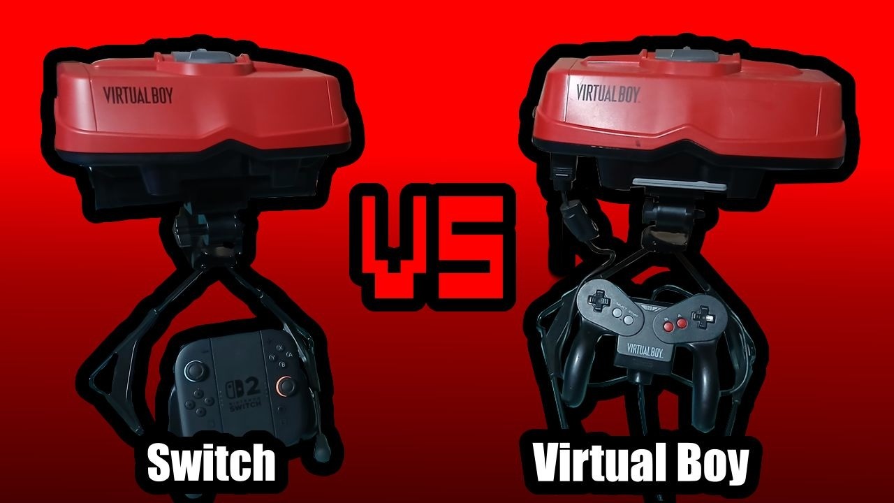Comparing the Switch 2 Virtual Boy to the Actual Virtual Boy