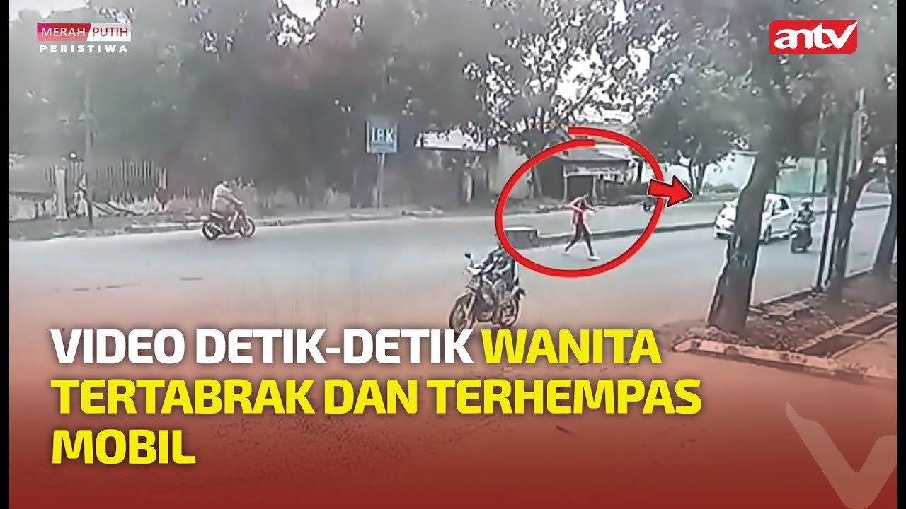 Terekam CCTV, Wanita Ditabrak Mobil Hingga Terpelanting | Merah Putih Peristiwa