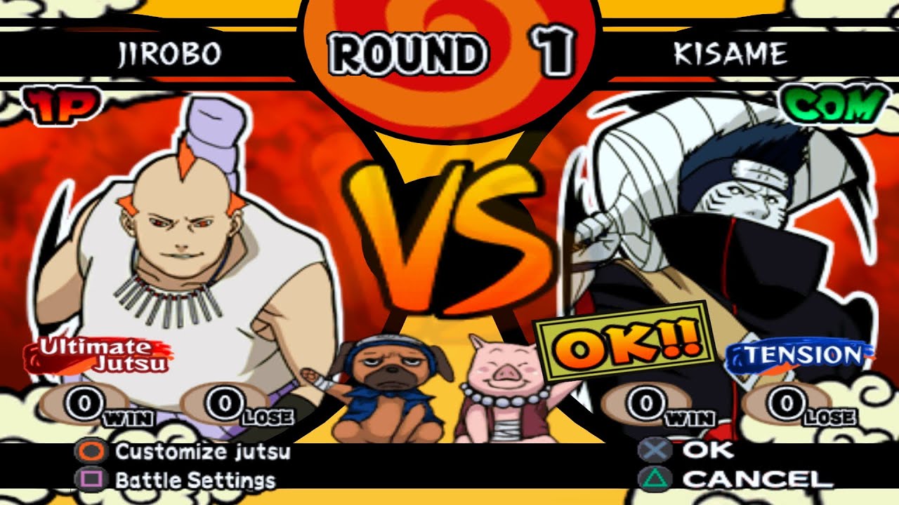 Jirobo VS Kisame (INSANE) - Naruto Shippuden Ultimate Ninja 4