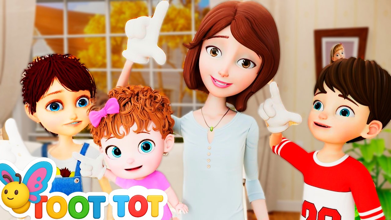 Peekaboo finger family song & other kids songs | TOOT TOT kids TV