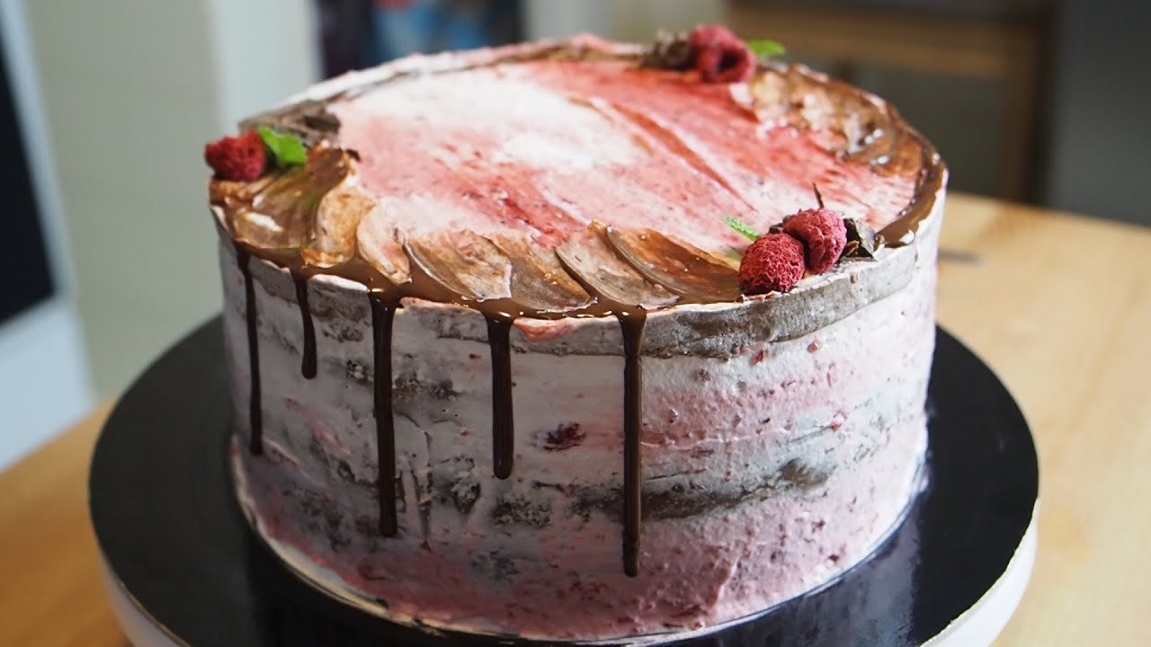 Csokoládé torta, erdei gyümölcs zselével, növényi alapokon!